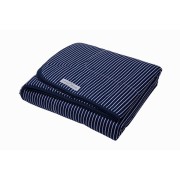 Little Dutch Wiegdeken blauw wit streepje