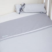 Little Dutch ledikantlaken classic grey