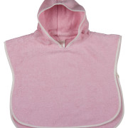 Koeka bad poncho lichtroze