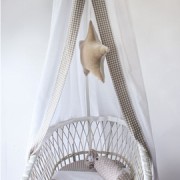 taupe hemeltje ruit cottonbaby