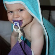 Koeka turquoise badcape