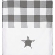 Grijs chambray ledikant dekbedovertrek Jollein