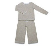 Pyjama Koeka lichtgrijs-lichtblauw