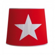 hanglamp van Cottonbaby zilveren ster Rood