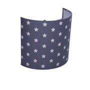 wandlamp grijs met sterren