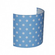wandlamp lichtblauw met sterren