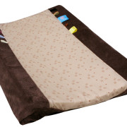 Natural brown aankleedkussenhoes Snoozebaby
