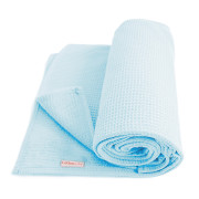 Cottonbaby ledikantdeken wafelstof lichtblauw