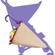 Elephant and Apple bag beige
