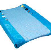 Snoozebaby aankleedkussenhoes sky blue