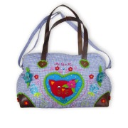 verzorgingstas kitty blauw
