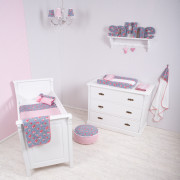 kamer grijs met roosjes little dutch