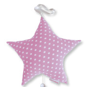 Cottonbaby muziekdoosje sterretjes roze