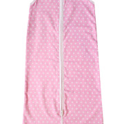 Slaapzak sterretjes Cottonbaby 80cm zonder mouw roze