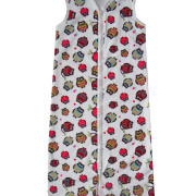 Cottonbaby slaapzak wit uil zonder mouw