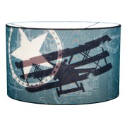 10412 Hanglamp silhouette - vliegtuig mint - AAN