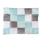 Boxkleed block Jollein jade grijs