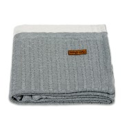 baby's only wiegdeken chennille grijs
