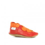 Bobux bloem rood en oranje