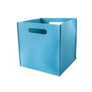 Opbergbox vilt blauw