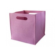 Opbergbox vilt lichtroze