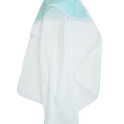 Cottonbaby badcape sterretjes mint