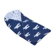 3089 Wikkeldoek - vliegtuig blauw
