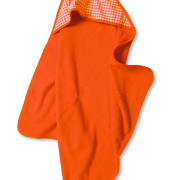 badcape ruit oranje
