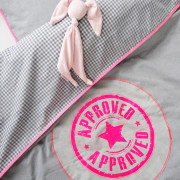 Cottonbaby dekbedovertrek met fluo stempel junior