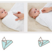 Aden + Anais how to swaddle