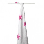 Aden + Anais swaddling wrap twinkle pink