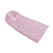 3074 Wikkeldoek Roze witte ster & wit roze ster 2