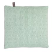 Baby’s Only kussen 40x40 cm kabel uni mint voor