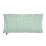 Baby’s Only kussen 60x30 cm kabel uni mint voor